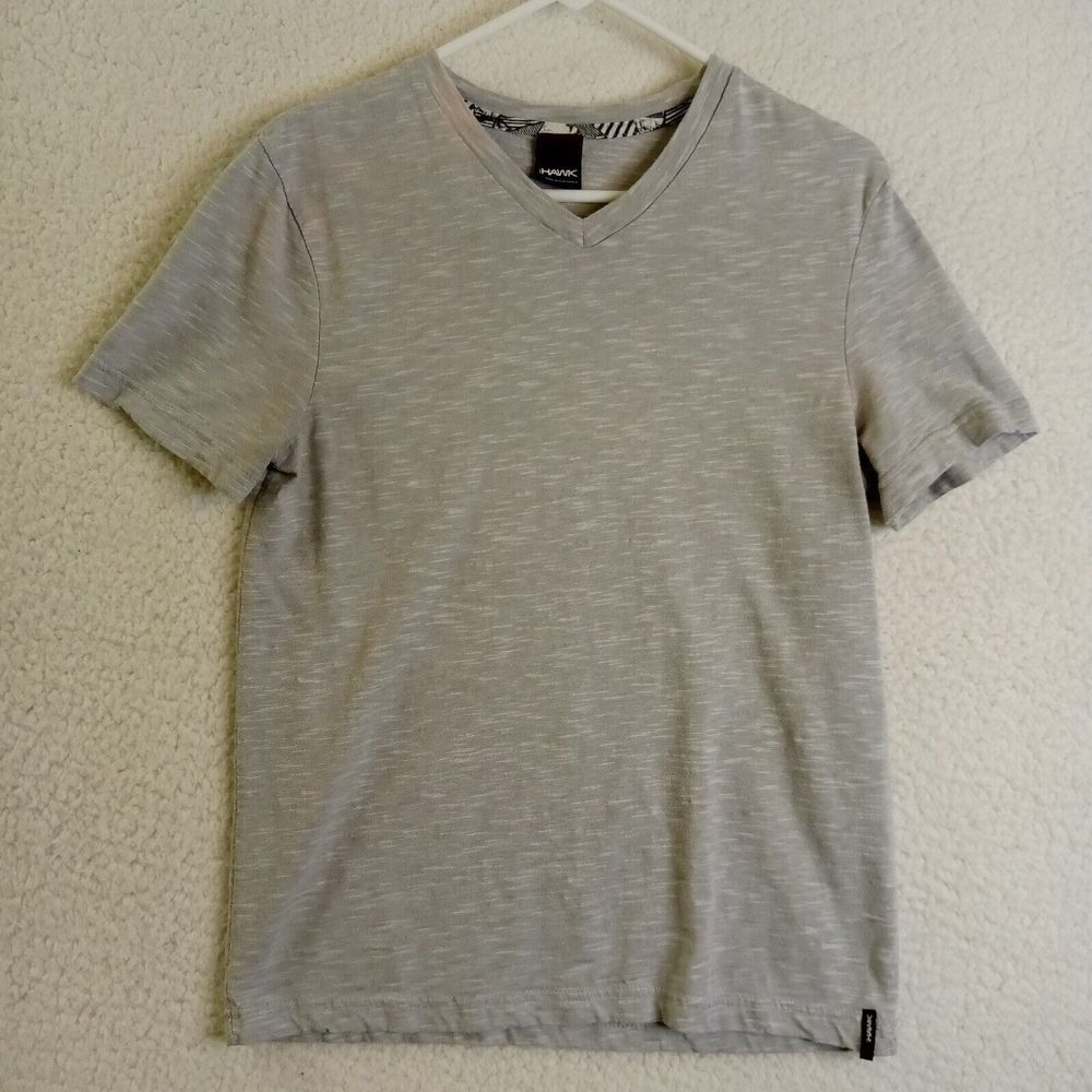 Tony Hawk T-Shirt Adult Small‎ Short Sleeve Gray PolyCotton